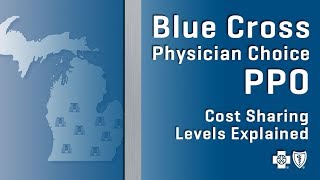 Blue Cross Physician Choice PPO  PCPPO Cost Sharing Levels Explained [upl. by Vinn888]