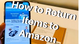 How to Return Items to Amazon Easy [upl. by Ayita]