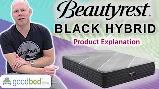 Beautyrest Black Hybrid Mattresses 20192022 version EXPLAINED by GoodBed [upl. by Aurel]