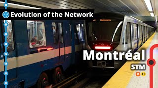 Montreals Metro Network Evolution [upl. by Cotterell]