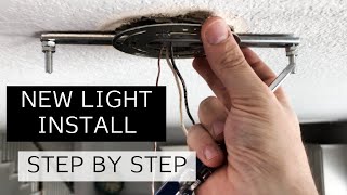 How To Install A Hanging Light  Step By Step Guide [upl. by Atazroglam]