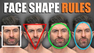 4 Face Shape Rules EVERY GUY SHOULD FOLLOW To Pick The BEST Haircut amp Facial Hair for YOUR Face [upl. by Clymer]