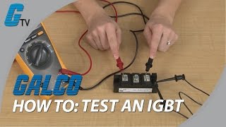 How to test an IGBT with a Multimeter [upl. by Efioa337]