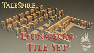 TaleSpire  Tile Set Overview  Dungeon [upl. by Stanfield]