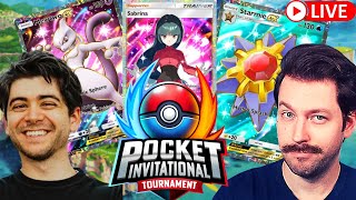 FIRST Pokemon TCG Pocket Invitational TOURNAMENT [upl. by Efioa]