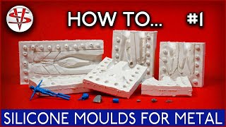 HOW TO PART 1 SILICONE MOULDS FOR METAL [upl. by Noitna]