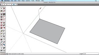 SketchUp Training Series Line tool [upl. by Publia]