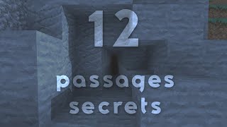 12 PASSAGES SECRETS SANS REDSTONE [upl. by Holli640]