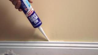 Selleys  How To Fill Gaps In Skirting Boards using No More Gaps  Product Demonstration [upl. by Vickey]