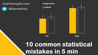 Ten Statistical Mistakes in 5 Min [upl. by Aicilak946]