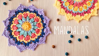 Mandala a crochet fácil paso a paso tutorial [upl. by Hamforrd]