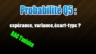 05proba  espérancevariance et écart type [upl. by Gutow870]