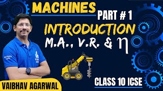 CLASS 10  ICSE  PHYSICS  MACHINES  INTRODUCTION  CHAPTER  3 [upl. by Erdnad]