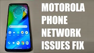 How to fix network issues in a Motorola phone  ANDROID SMARTPHONES [upl. by Arlena]