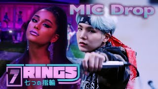 7 RINGS x MIC DROP  Ariana Grande amp BTS Mixed Mashup [upl. by Yrolg]