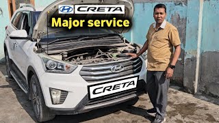 Hyundai Creta petrol Major Service [upl. by Luapsemaj]