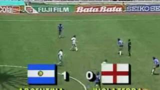 La Mano De Dios Argentina vs England Mexico 86 Gol de Maradona [upl. by Ttelrahc578]