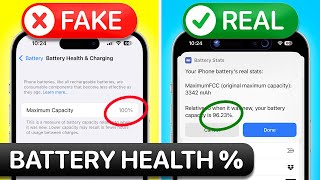 iPhone Battery Health Find Your REAL Percentage [upl. by Dlarrej]