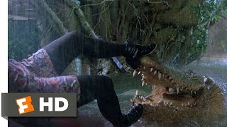 Jumanji 58 Movie CLIP  Crocodile Attack 1995 HD [upl. by Hsihsa765]