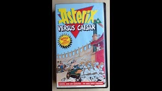 Original VHS Opening Asterix Versus Caesar UK Retail Tape [upl. by Lohcin]