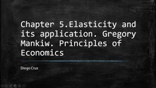 Chapter 5 Elasticity and Its application [upl. by Anilrac]