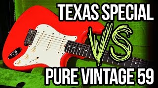 Fender Pure Vintage 59 VS Texas Special Pickups [upl. by Jacobson100]