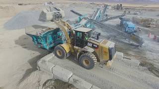 Rock Quarry Crushing Operations HD [upl. by Luedtke]