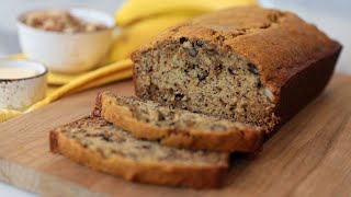 The PERFECT Banana Bread Recipe  Baking Basics [upl. by Htor]