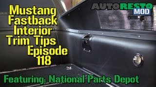 Mustang Fastback Interior Trim Tips Episode 118 Autorestomod [upl. by Adnolaj614]