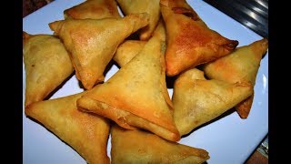 Mauritian Cuisine Chicken Samosa Recipe step by step  Samoussa au poulet Mauricienne [upl. by Enenaej]