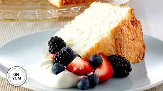 Professional Baker Teaches You How To Make ANGEL FOOD CAKE [upl. by Maris]