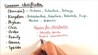 AS Biology  Classification and binomial nomenclature OCR A Chapter 1012 [upl. by Arikaahs]