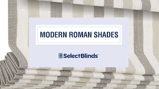 Modern Roman Shades from SelectBlindscom [upl. by Uyekawa]