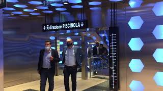 Metropolitana di Napoli apre la Stazione Duomo [upl. by Aderf]