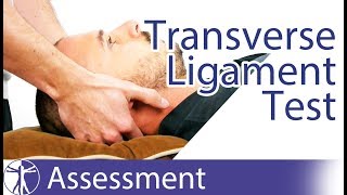 Transverse Ligament Test  Upper Cervical Spine Instability [upl. by Arem742]