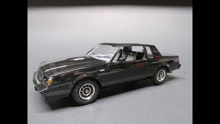 Monogram 1987 Buick Regal Grand National GNX 124 Scale Model Kit Build Review 854495 [upl. by Akemehc]