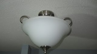 INSTALLING A LIGHT FIXTURE  HOW TO [upl. by Ennobe576]