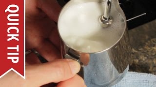 How to AutoFroth Milk for Lattes [upl. by Coyle]