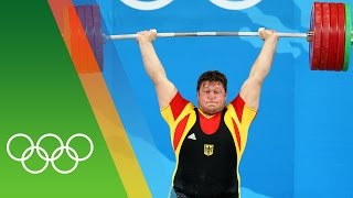 Matthias Steiner wins an emotional gold at Beijing 2008  Epic Olympic Moments [upl. by Anivid]