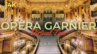 Opera Garnier 4K  Inside Paris Opéra [upl. by Notsecnirp]