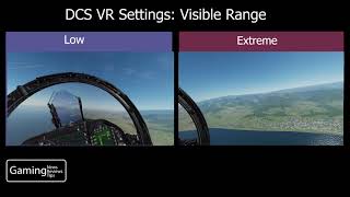 DCS World VR Settings 5 visible range [upl. by Setsero]