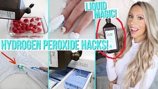 15 AMAZING HOME HACKS USING HYDROGEN PEROXIDE [upl. by Meaghan]