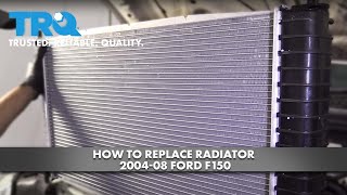 How to Replace Radiator 200408 Ford F150 [upl. by Nertie]