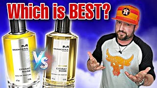 Mancera Cedrat Boise vs Intense  Fragrance Review Battle [upl. by Nnylav]