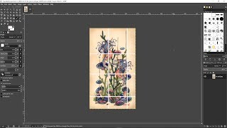 GIMP Gridding Cross Stitch Chart Tutorial [upl. by Tichonn254]