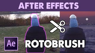 Ritagliare un persona col Rotoscoping Rotobrush e Refine Edge in After Effects CC Tutorial ITA [upl. by Masry]