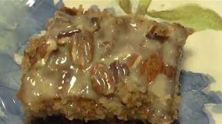 Southern Pecan Praline Sheet Cake [upl. by Irmine653]