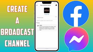 How To Create a Broadcast Channel on Facebook and Messenger 2023 [upl. by Nirtiac12]