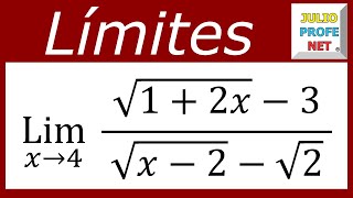 Límites algebraicos  Ej 15 [upl. by Norted]