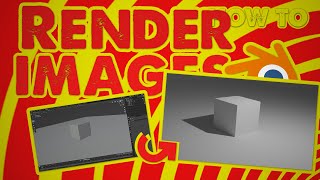 How to render an image Blender tutorial [upl. by Nawtna]